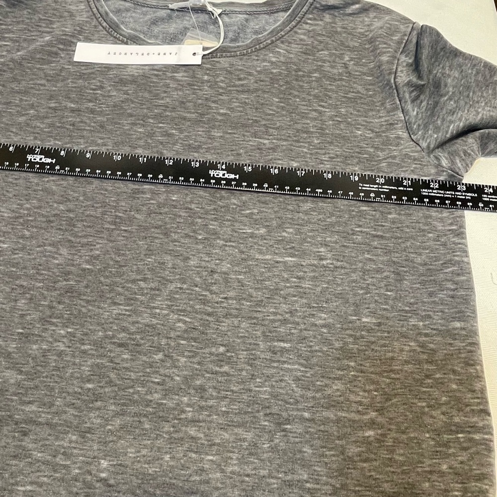 Jane + Delancey Gray Top Shirt 3/4 Sleeve Women’s Size XL - Picture 8 of 10